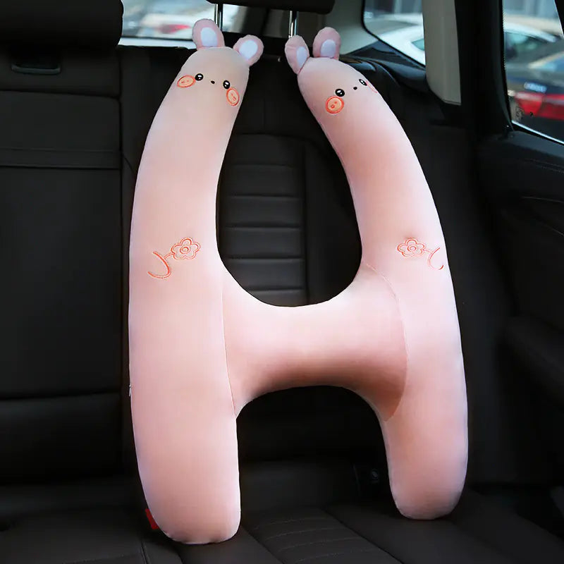 Anti-Strangulation Neck Pillow for Baby Car Seat - Safe & Comfortable Travel/Almohada Antiasfixia para Silla de Coche de Bebé - Seguridad y Comodidad en Viajes