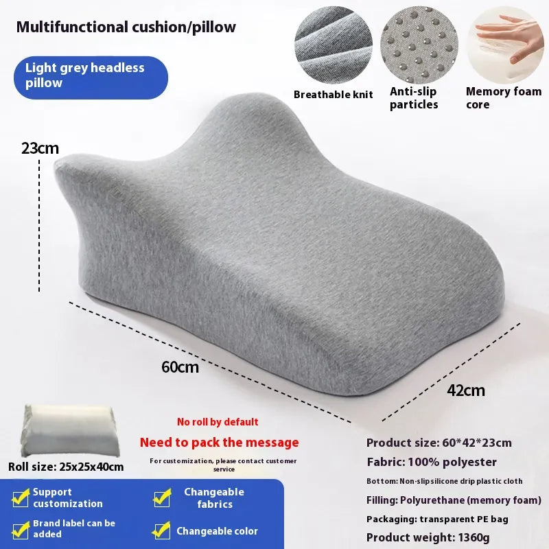 🪐Almohada Ergonómica de Espuma Viscoelástica para Posición Prona – Descanso Multifuncional/Ergonomic Memory Foam Pillow for Prone Position – Multifunctional Comfort Support