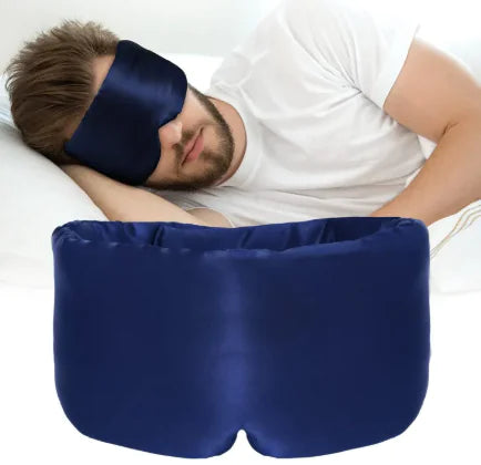 Máscara de Seda Natural para Dormir | Antifaz Suave y Ligero para Descanso Profundo/Natural Silk Sleep Mask | Soft & Lightweight Eye Mask for Deep Rest