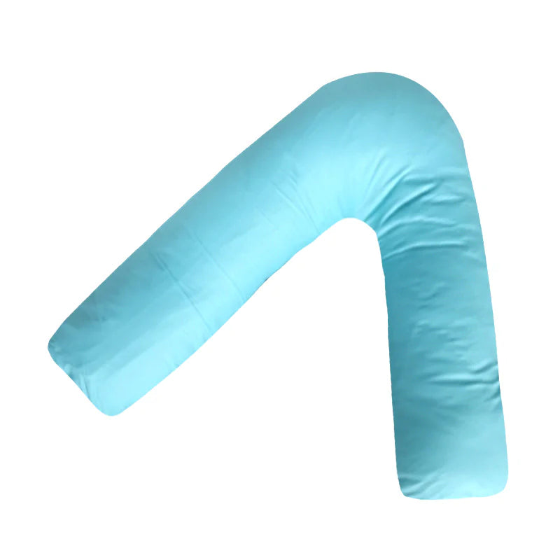 Almohada Embarazo en Forma de V – Soporte Ergonómico para Vientre, Espalda y Descanso Total  / V-Shaped Maternity Pillow – Ergonomic Belly & Back Support for Deep Rest and Comfort