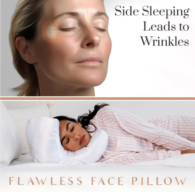 La original Almohada de Belleza Antiarrugas – Soporte Cervical con Relleno de Algodón Natural/The original Anti-Wrinkle Beauty Pillow – Cervical Support with Natural Cotton Filling