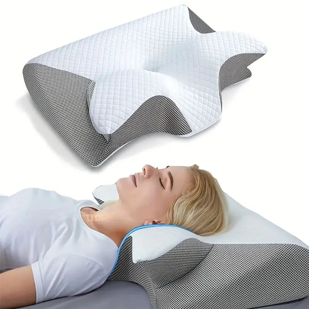 Almohada de Apoyo Cervical de Espuma de Memoria
