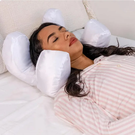La original Almohada de Belleza Antiarrugas – Soporte Cervical con Relleno de Algodón Natural/The original Anti-Wrinkle Beauty Pillow – Cervical Support with Natural Cotton Filling