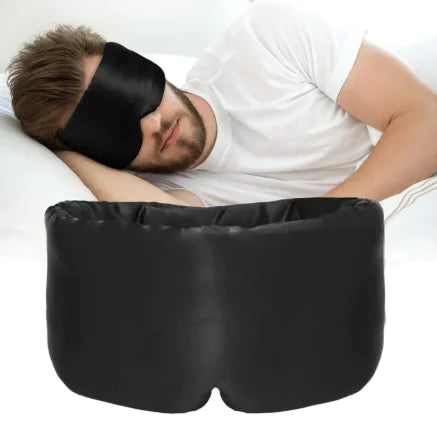 Máscara de Seda Natural para Dormir | Antifaz Suave y Ligero para Descanso Profundo/Natural Silk Sleep Mask | Soft & Lightweight Eye Mask for Deep Rest