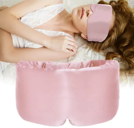 Máscara de Seda Natural para Dormir | Antifaz Suave y Ligero para Descanso Profundo/Natural Silk Sleep Mask | Soft & Lightweight Eye Mask for Deep Rest