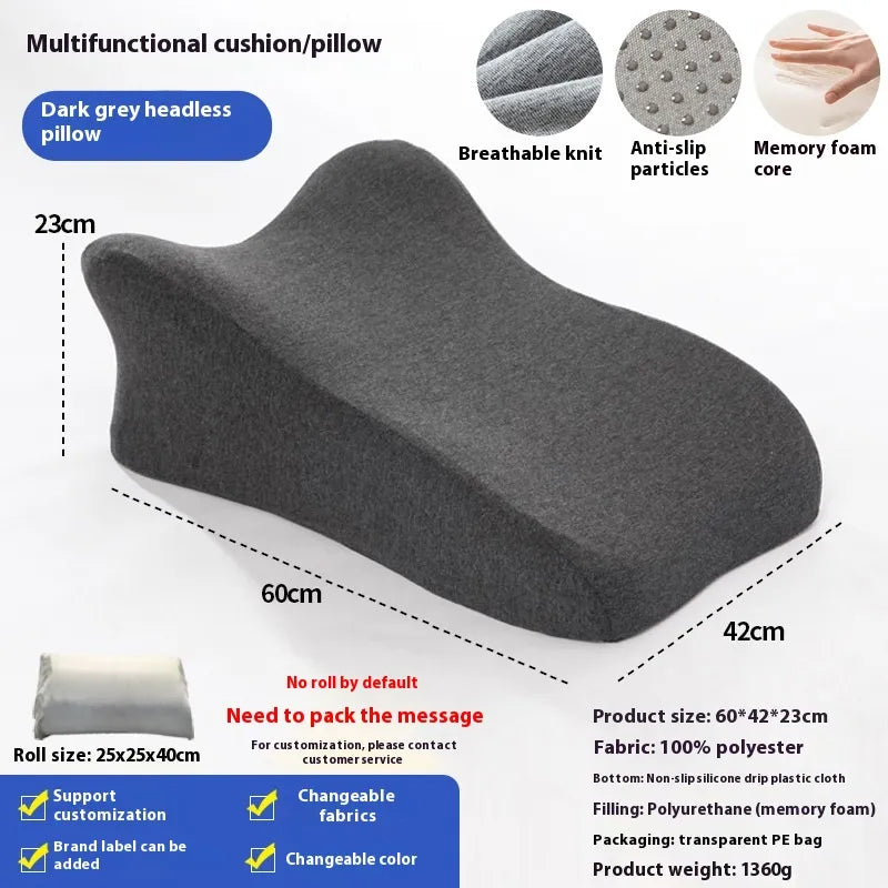 🪐Almohada Ergonómica de Espuma Viscoelástica para Posición Prona – Descanso Multifuncional/Ergonomic Memory Foam Pillow for Prone Position – Multifunctional Comfort Support