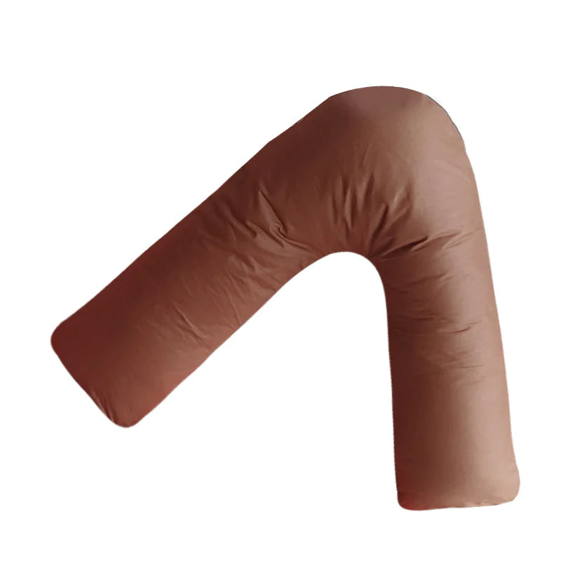 Almohada Embarazo en Forma de V – Soporte Ergonómico para Vientre, Espalda y Descanso Total  / V-Shaped Maternity Pillow – Ergonomic Belly & Back Support for Deep Rest and Comfort